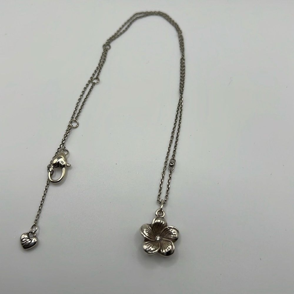 Brighton Voyage Plumeria Petite Necklace